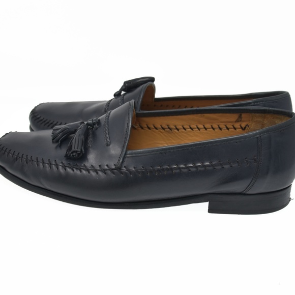 *Sandro Moscoloni Sz 11 Black Moc Tassel Loafer